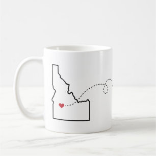 Idaho to Washington - Heart2Heart Coffee Mug