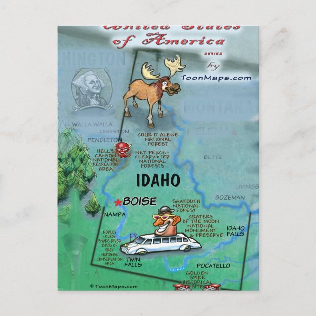 Idaho USA Card (Front)