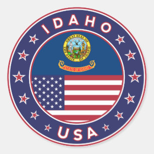 Idaho, USA States, Idaho sticker