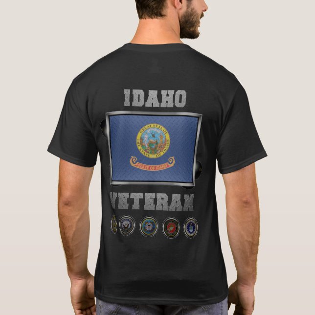 Idaho Veteran T-Shirt (Back)