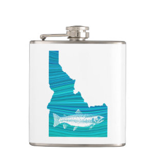 Idaho Wave Fishing Hip Flask