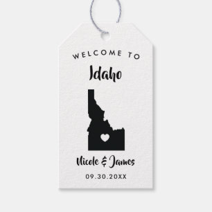 Idaho Wedding Welcome Bag Tags for Hotel Guests