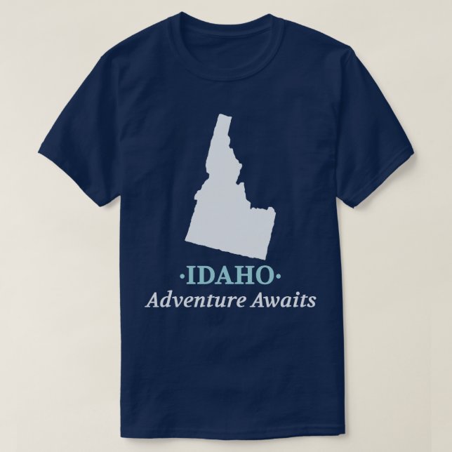 IDAHOAdventure Awaits TShirt (Design Front)