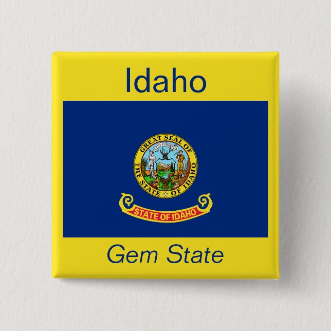 Idahoan Flag Button (Front)