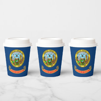 Idahoan Flag, Flag of Idaho Paper Cups