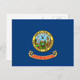 Idahoan Flag, Flag of Idaho Postcard
