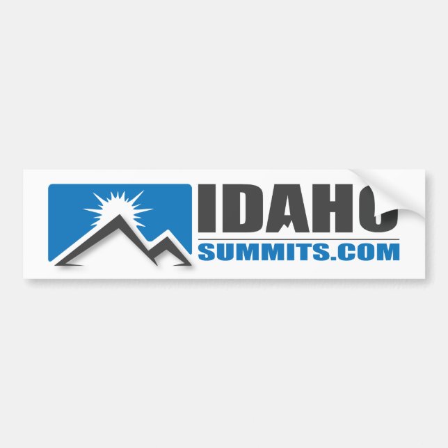 Idahosummits.com Bumper Sticker (Front)