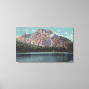 IdahoView of Mt. Moran from Leigh LakeIdaho Canvas Print