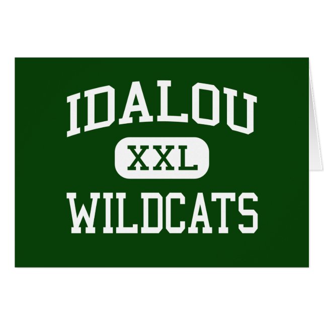Idalou - Wildcats - High School - Idalou Texas (Front Horizontal)