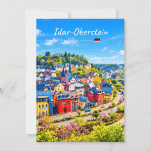 Idar-Oberstein, Germany - Colourful Town Invitation