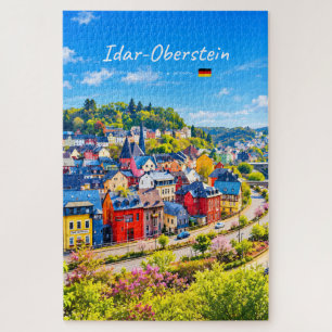 Idar-Oberstein, Germany - Colourful Town Jigsaw Puzzle