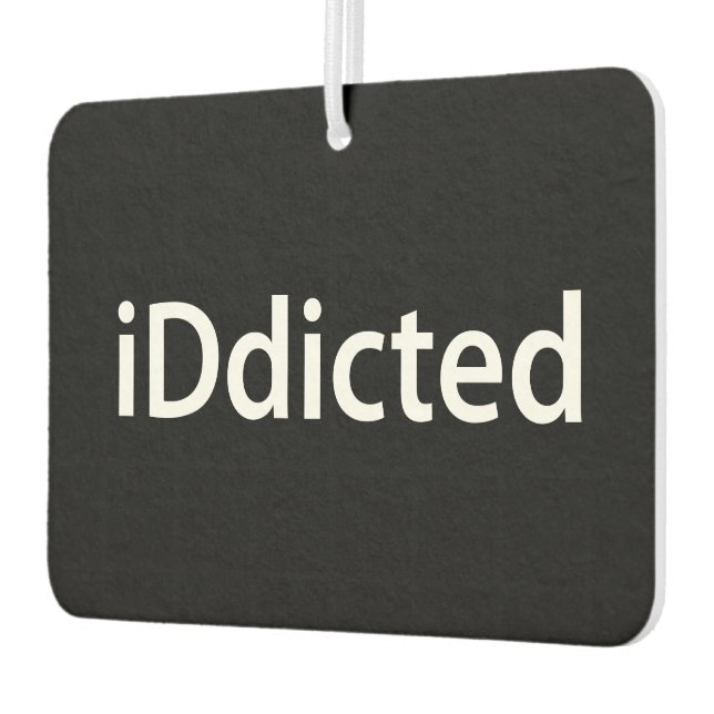 iDdicted Car Air Freshener (Left)