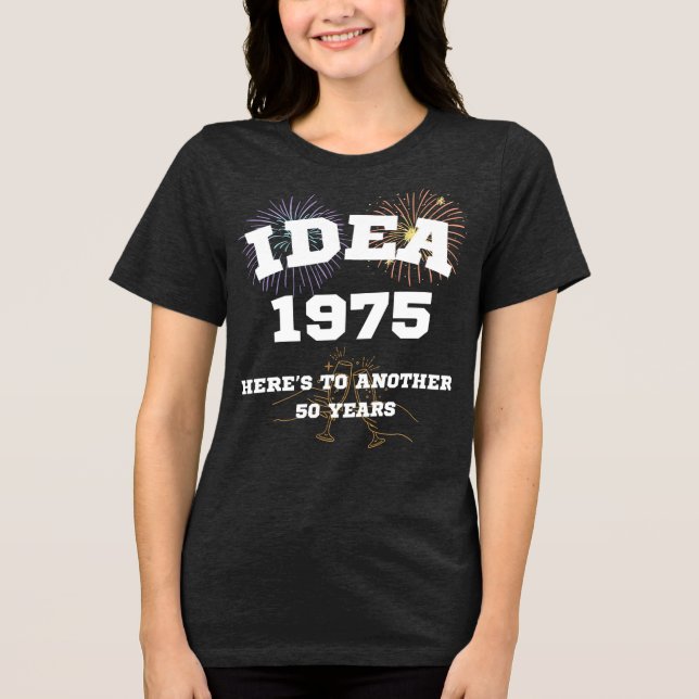 IDEA 50th Anniversary Tri-Blend Shirt (Front)