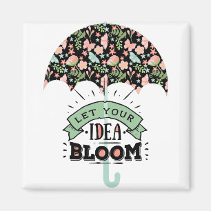Idea Bloom Umbrella Magnet