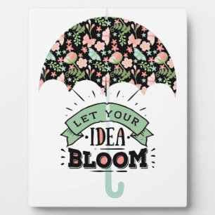 Idea Bloom Umbrella Plaque