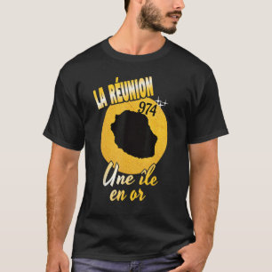 idea for meetings ile de la reunion map 974 1 T-Shirt