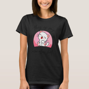 Idea Kitten Cat This Is My Home Office Cat T-Shirt