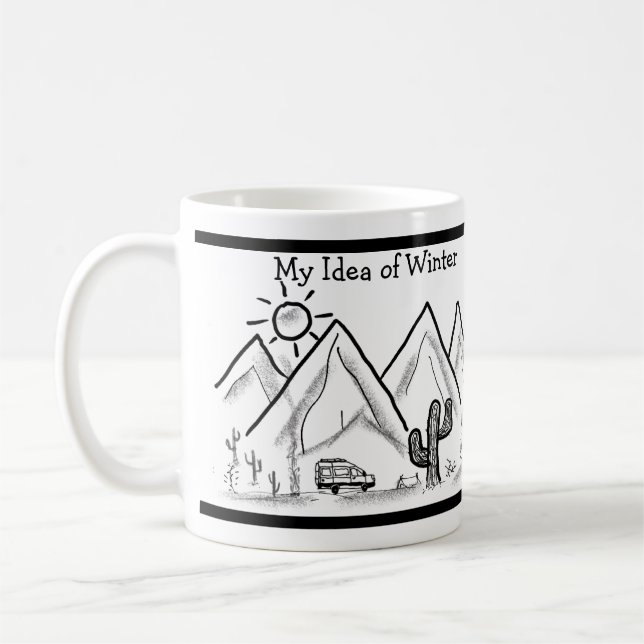 Idea of Winter Coffee Mug (Left)