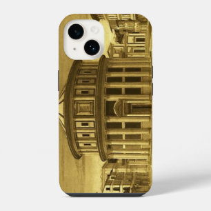 IDEAL CITY Renaissance Architect ,Gold Yellow iPhone 14 Case