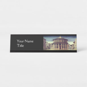 IDEAL CITY,  Renaissance Architecture Desk Name Plate