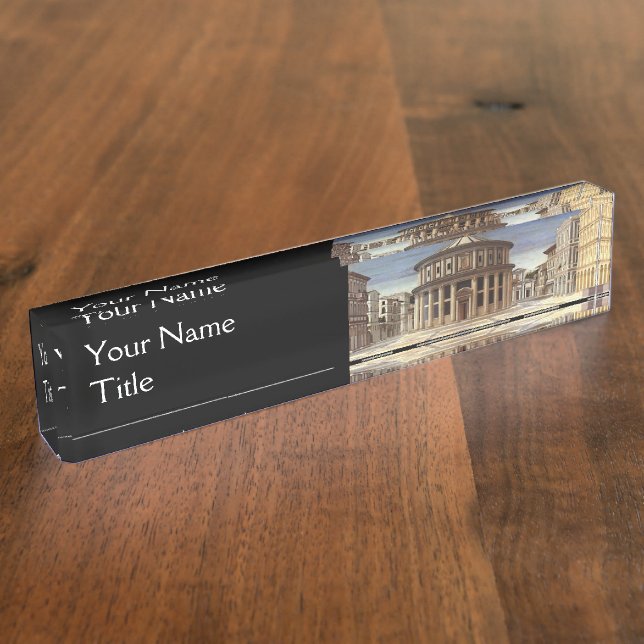 IDEAL CITY,Renaissance Architecture Nameplate (Side)