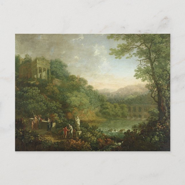 Ideal Landscape, 1776 Postcard (Front)