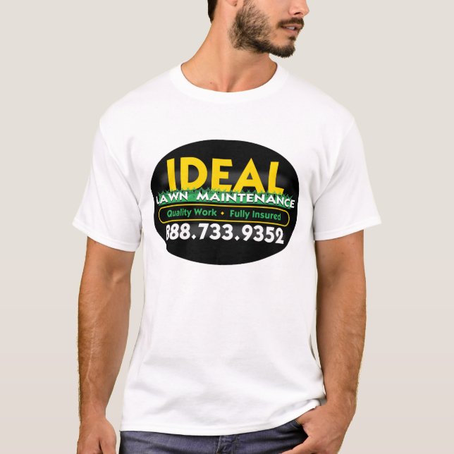 ideal lawn maintenance T-Shirt (Front)