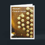 Ideal organ Christmas card<br><div class="desc">Give someone what they've always wanted for Christmas - an organ that can serve up whiskey, movies, internet, chocolates, good reading ... just joking of course, but this fun Christmas card is designed for organists and church musicians generally. The stop specification has a variety of 'dreams' such as those above...</div>