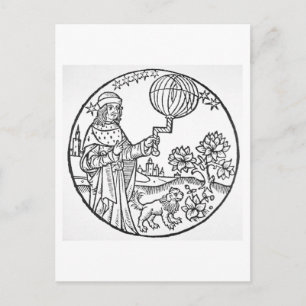 Ideal Portrait of Aristotle (384-322 BC), copy of Postcard