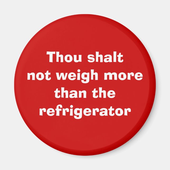 IDEAL WEIGHT MAGNET (Front)