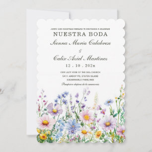 Ideas de Boda de Terracota en Español Invitation