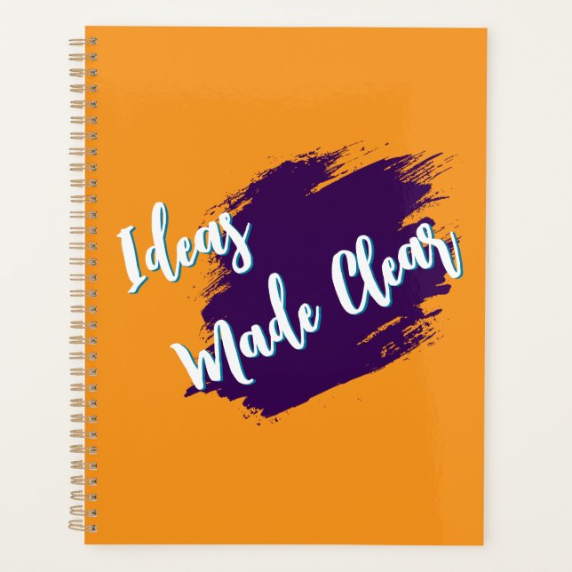 Ideas Made Clear Planner (Front)