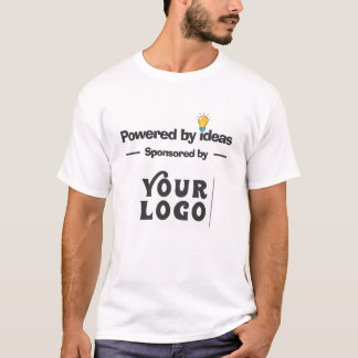 Ideas Powered Modern Branding Customisable T-Shirt
