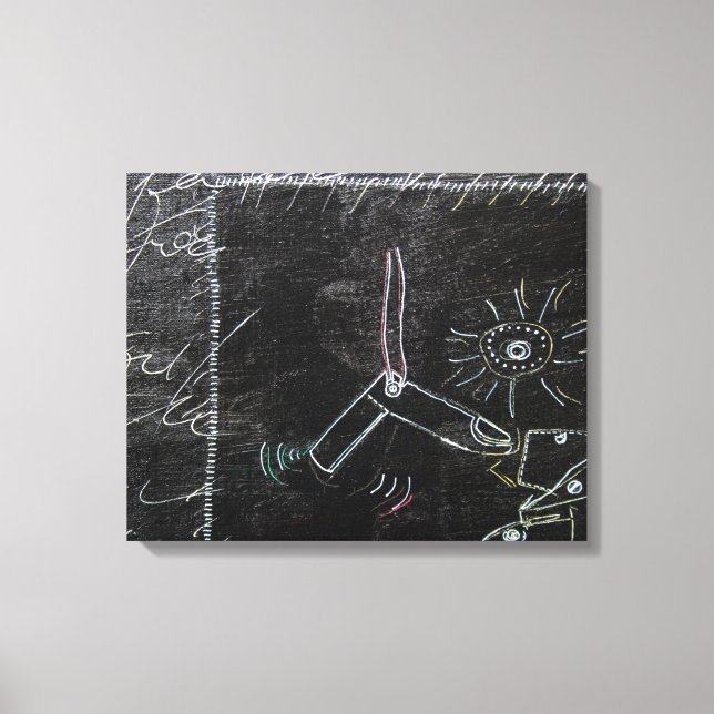 Idees Blanches & Tableaux Noirs 1 in4pieces Canvas (Front)