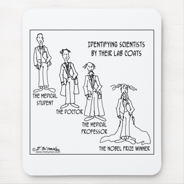 Identification Guide To Scientists Mouse Mat (Front)