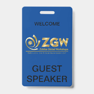 Identification ID Badge