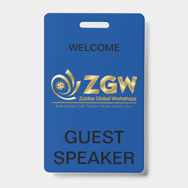 Identification ID Badge (Front)