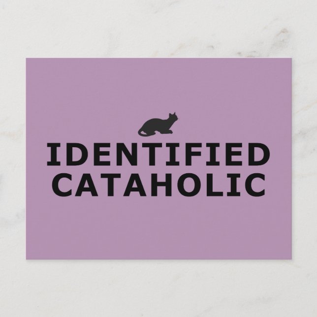 Identified Cataholic Postcard (Front)