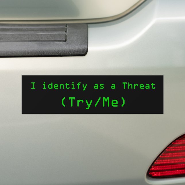 Identify Bumper Sticker (On Car)