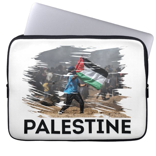 Identity, struggle, and freedom laptop sleeve (Front)