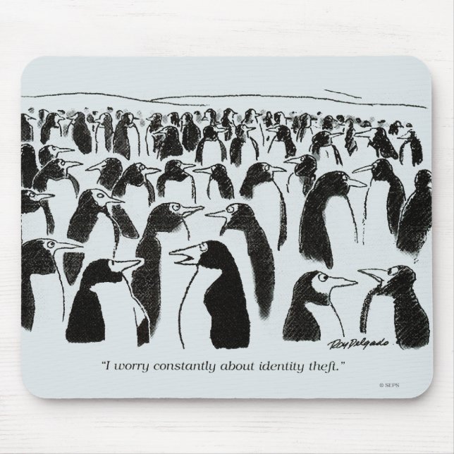 Identity Theft Mouse Mat (Front)