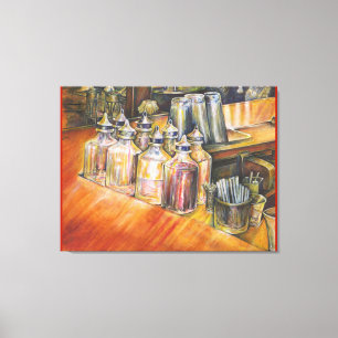Ideography of Golden Light Canvas Print