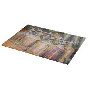 Ideography of Golden Light Cutting Board