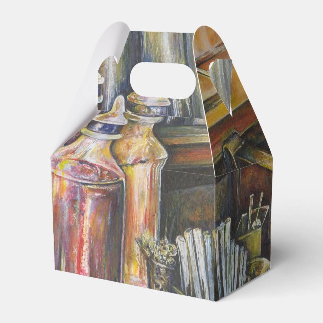 Ideography of Golden Light Favour Box (Front Side)