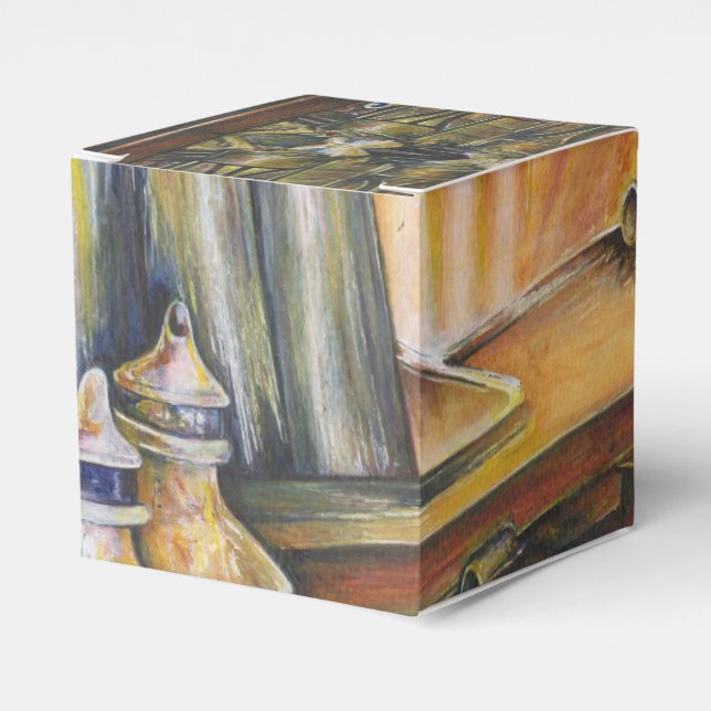 Ideography of Golden Light Favour Box (Front Side)