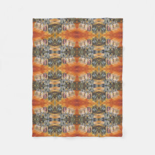 Ideography of Golden Light Fleece Blanket