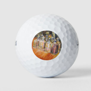 Ideography of Golden Light Golf Balls