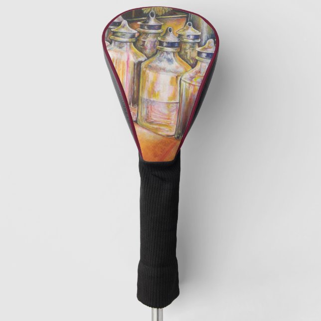 Ideography of Golden Light Golf Head Cover (Front)