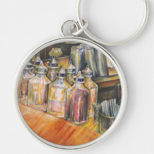 Ideography of Golden Light Key Ring