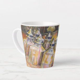 Ideography of Golden Light Latte Mug